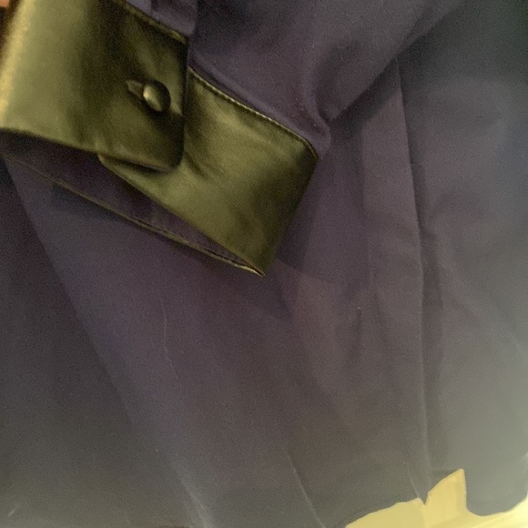 Women’s apartment nine sa XL button down leather look  trim - Picture 3 of 7